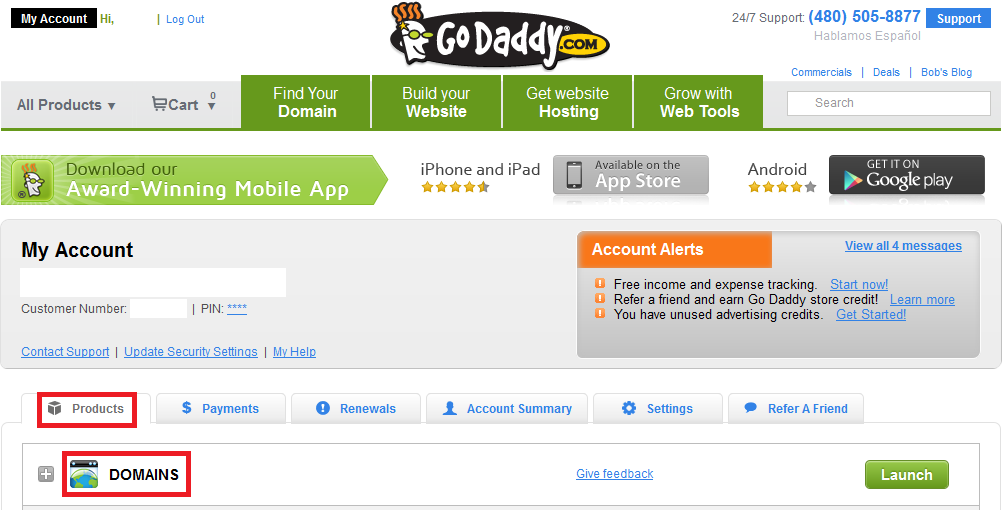 connecting godaddy domain to wix